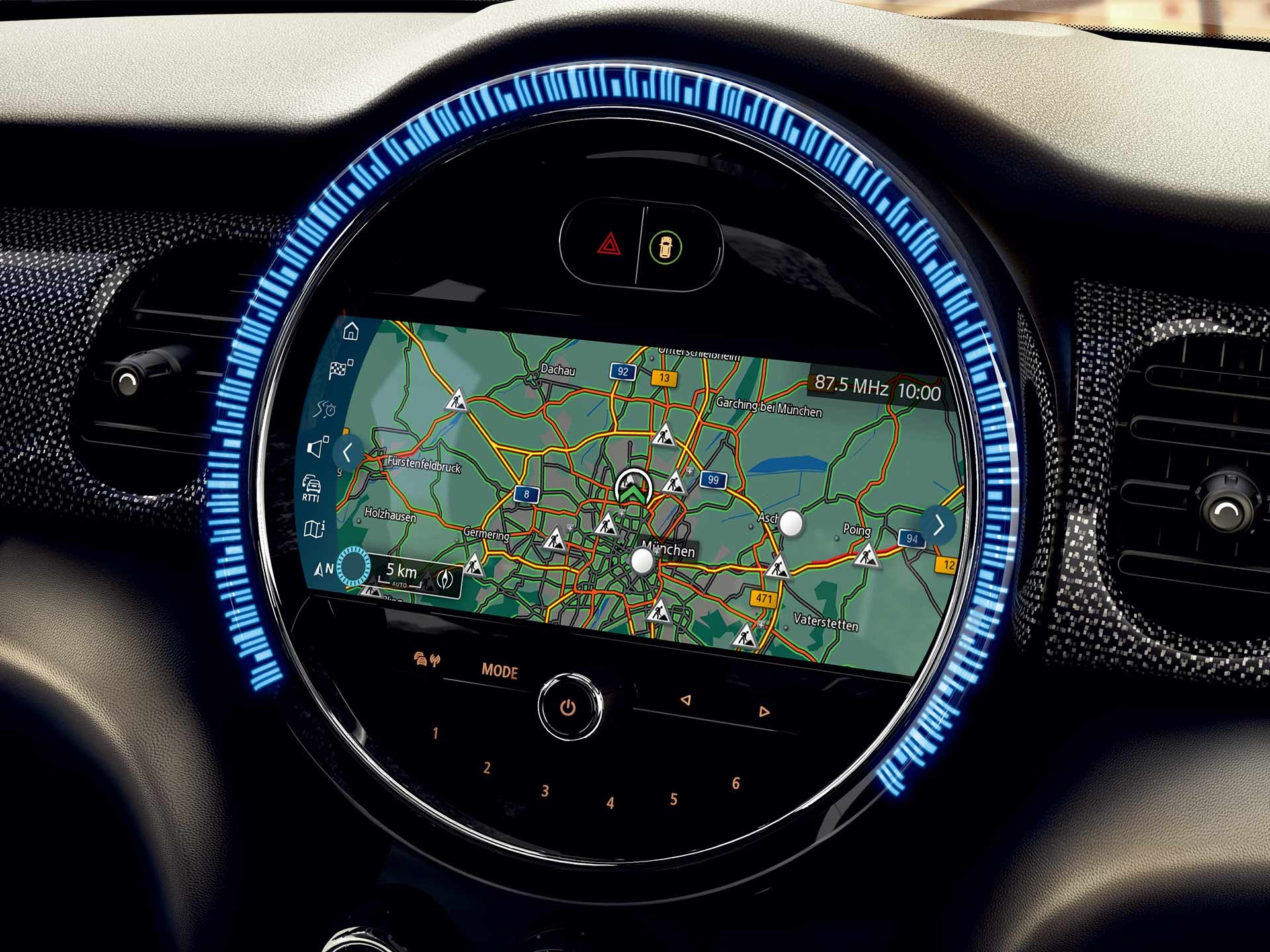 ルートを表示するMINI Connected
